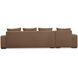 Thomas Orange Sectional, Left